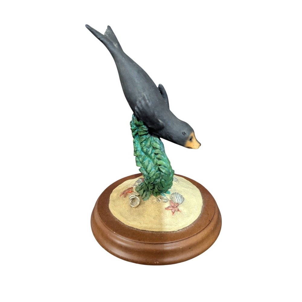 Wyland Sea Lion Kelp Forest Figurine Encore Group 2002 Marine Life Decor‎ E16108